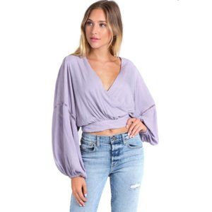 FREE PEOPLE DREAM GIRL WRAP TOP